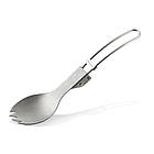 Складна ложка-вилка Naturehike Titanium spork NH18C001-J Сірий, фото 3