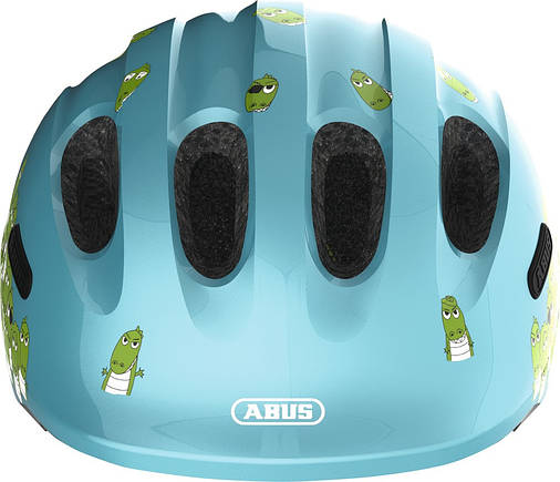 Велосипедний дитячий шолом ABUS SMILEY 2.0 S 45-50 Blue Croco, фото 2