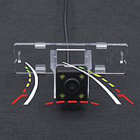 Камера заднего вида штатная Suzuki Swift 2012-2013. CCD turning lines