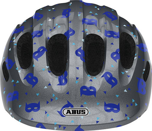 Велосипедний дитячий шолом ABUS SMILEY 2.1 S 45-50 Blue Mask, фото 2