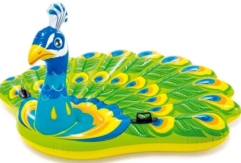 Надувний пліт «Павич», Intex 57250, 193*163*94см, фото 1