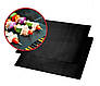 Набір 3 шт. антипригарний тефлоновий килимок для гриля і випічки 33х40х0.2 см BBQ grill sheet мат чорний s085, фото 4
