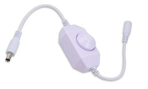 Диммер master LED, з ручкою регулювання, 12V-24V, 4A, 48W, білий. Європа!