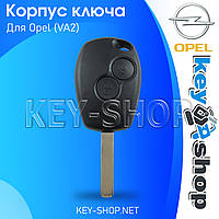 Ключ Opel, 2 кнопки, лезвие VA2 (корпус)