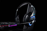 Навушники ігрові ONIKUMA Gaming LED K1 Pro, чорно-сині, фото 9