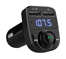 Фм Bluetooth Fm модулятор трансмітер Car X8 Автомобільний зарядний