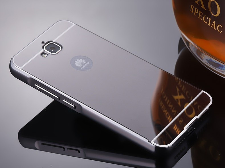 Алюмінієвий чохол бампер для Huawei Y6 Pro