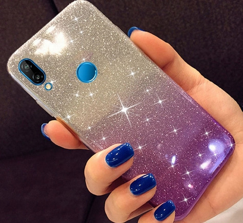 Силіконовий чохол градієнт блиск для Huawei P Smart 2019