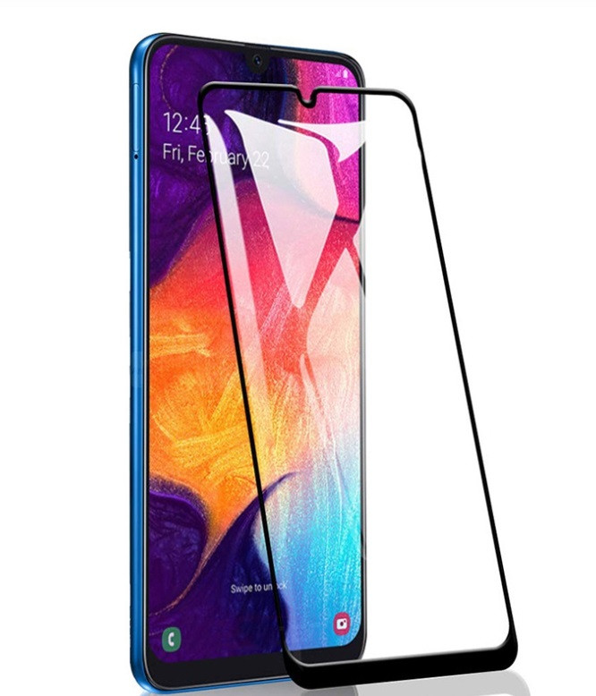 Захисне скло 5D для Samsung Galaxy A40, фото 1