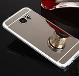 Дзеркальний силіконовий чохол для Samsung Galaxy S7, фото 3