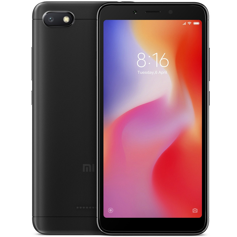 Смартфон Xiaomi Redmi 6A Global Version (2/16GB) Чорний - Case&Glass, фото 1