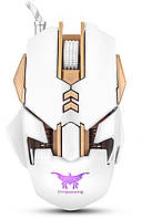 Миша дротова ігрова ONIKUMA COMBATWING CW30, біла