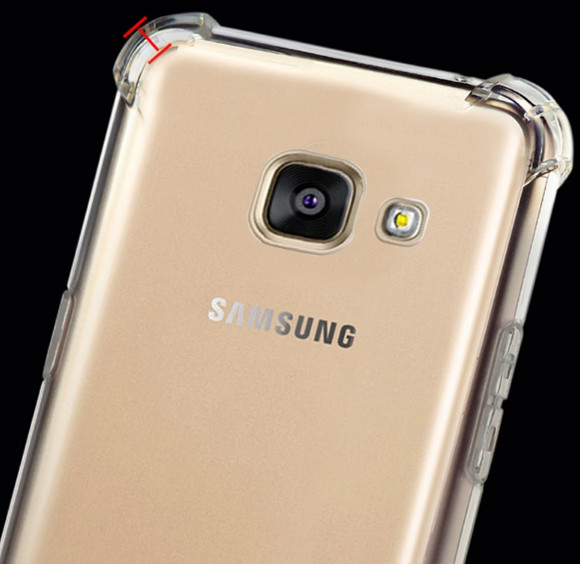 Протиударний силіконовий чохол для Samsung Galaxy A3(2017)/A320