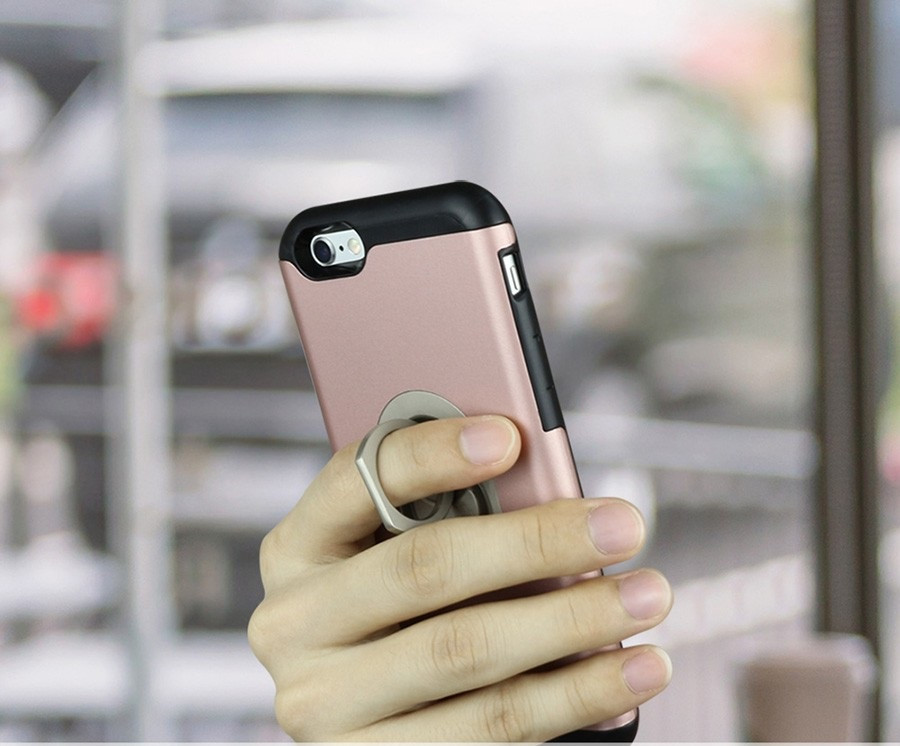 Чохол бампер накладка G. D. SMITH для Iphone 6/6S з кільцем