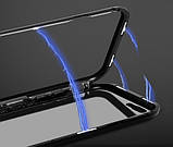 Магнітний чохол зі скляною чорною задньою панеллю для iPhone X, фото 2