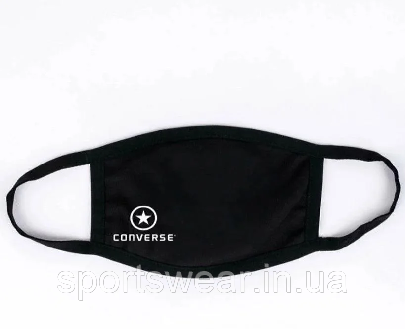 Захисна Маска для обличчя (Багаторазова) з логотипом Converse (жіноча,дитяча,чоловіча)