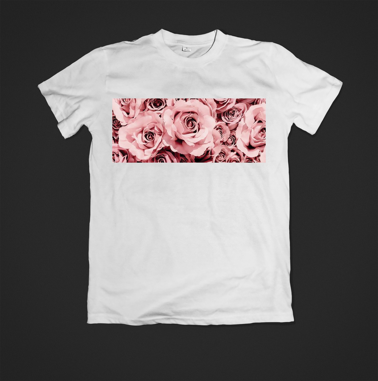 Футболка YOUstyle flowers 0382 L White, фото 1