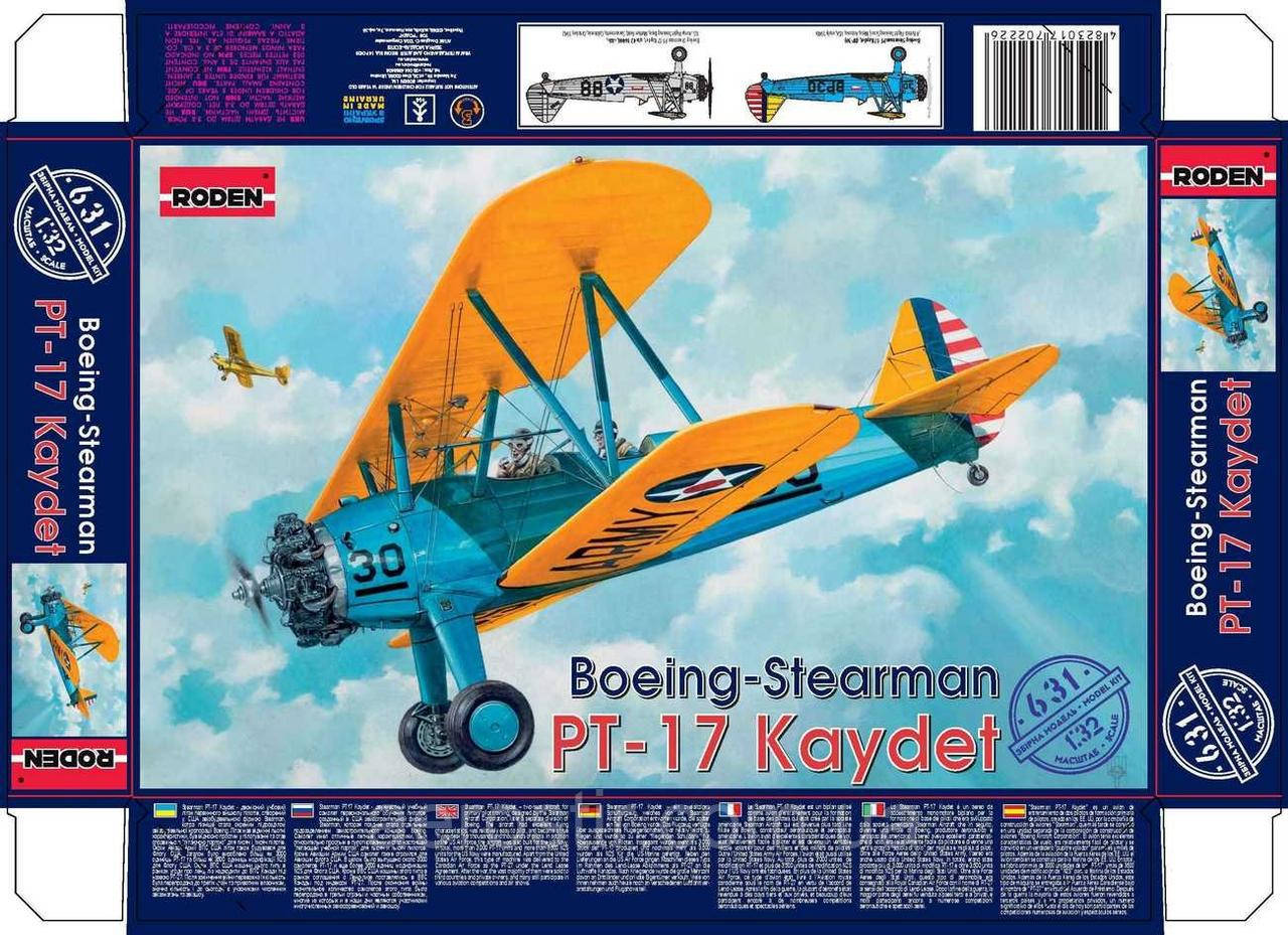 Boeing-Stearman PT-17 Kaydet 1/32 Roden 631, фото 1