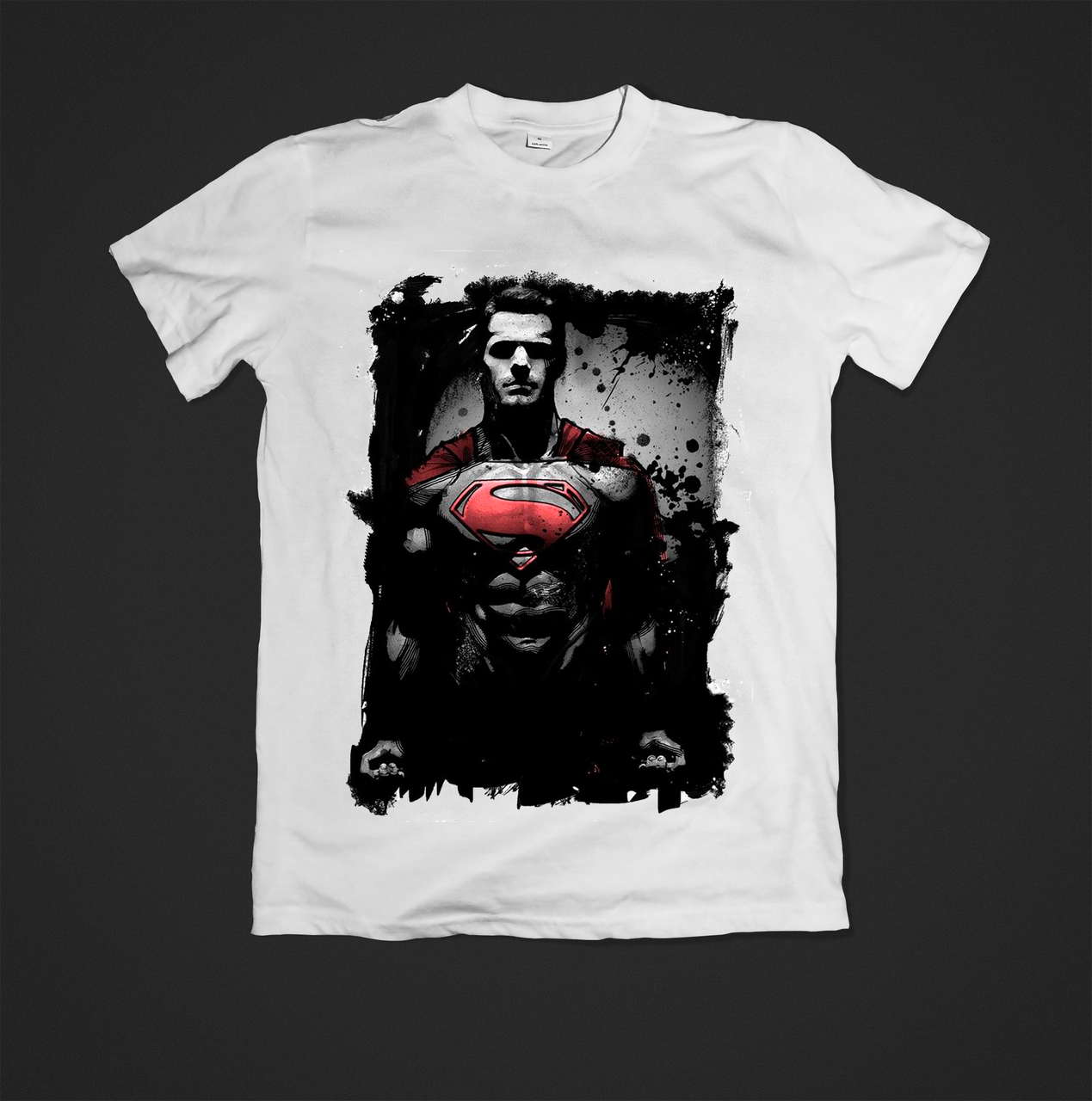 Футболка чоловіча з модним принтом super man