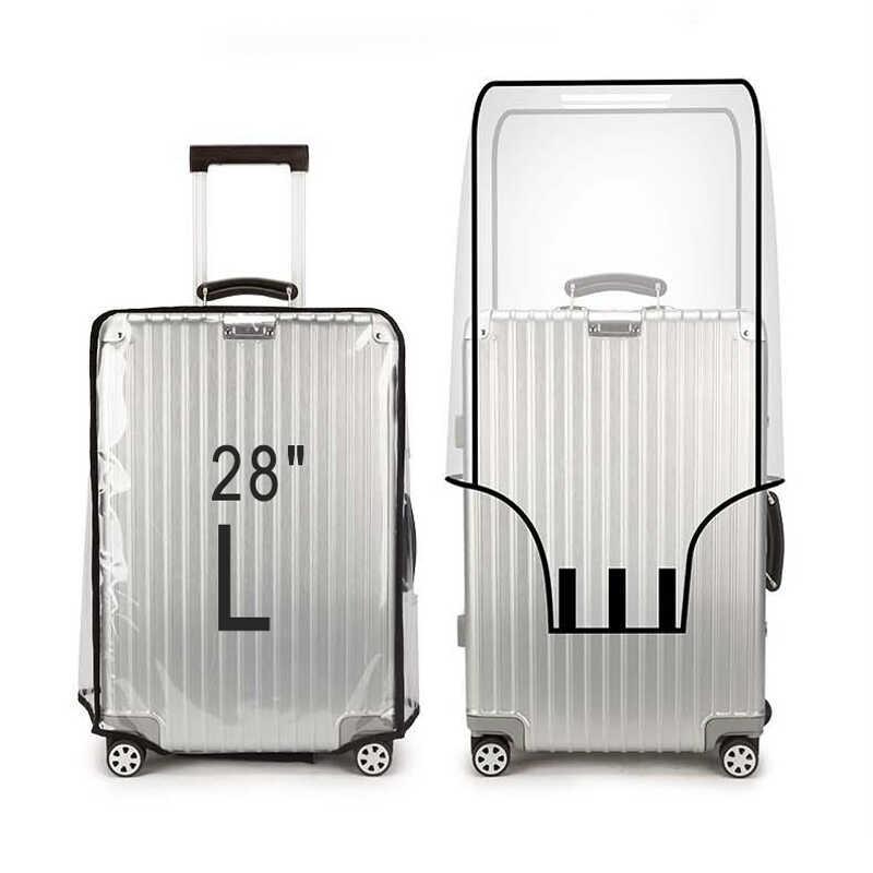Чохол на валізу прозорий CoverCase розмір L 28" (T-18953)