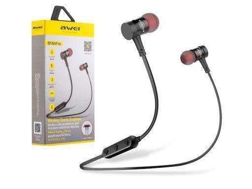 Навушники вакуумні з мікрофоном Mdr B922BL BT Awei чорні 177883, фото 1