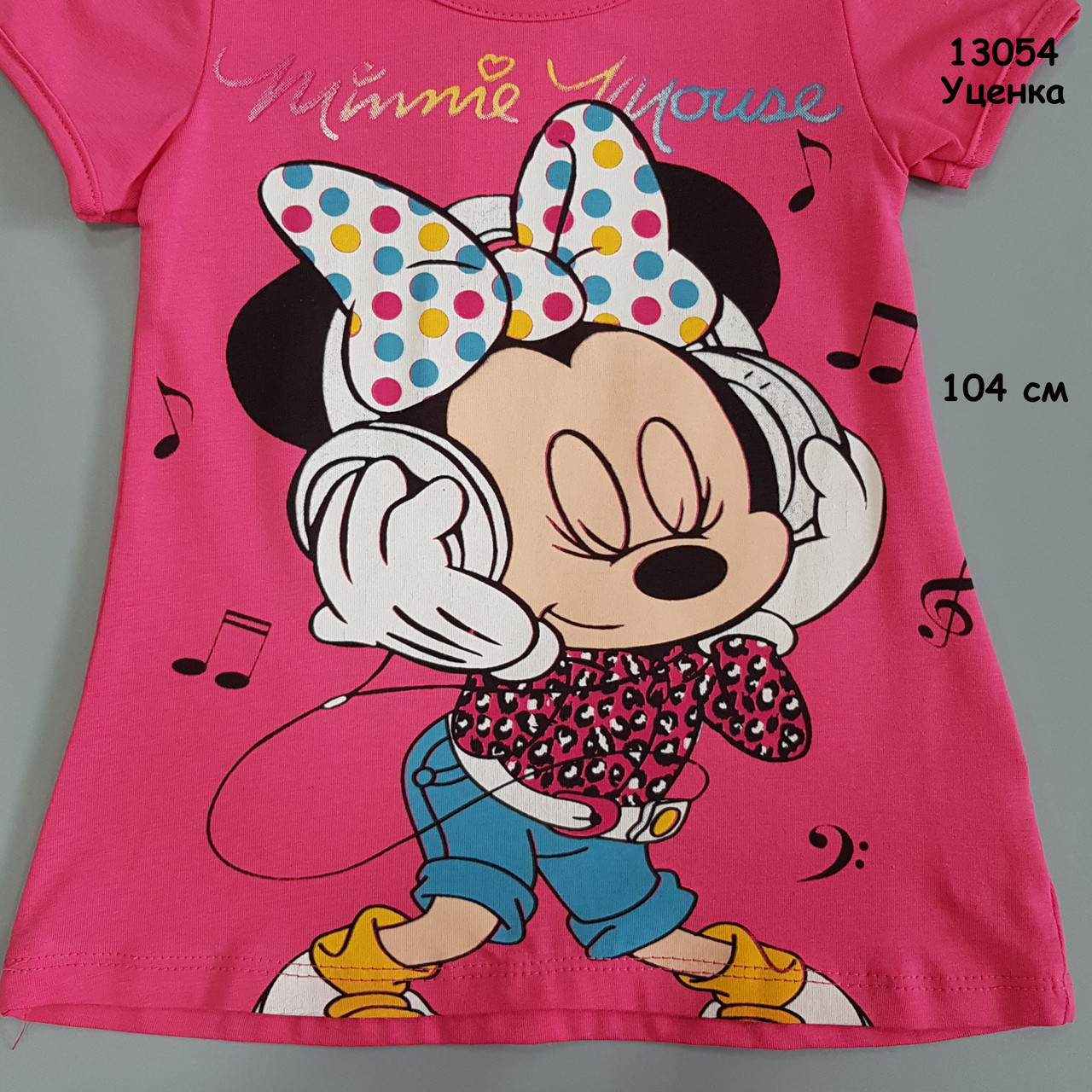 Летний костюм Minnie Mouse для девочки. Маломерит. 104 см - фото 4 - id-p526340550