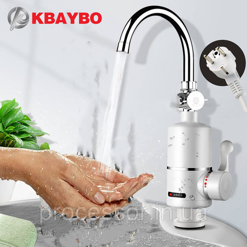 Проточний електричний водонагрівач Water Heater Digital Міні бойлер з LCD-дисплеєм (RX-005)