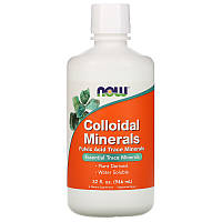 Коллоидные минералы NOW Foods "Colloidal Minerals" основные микроэлементы (946 мл)