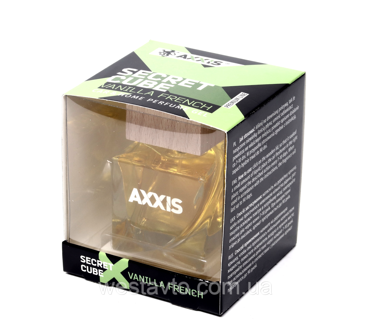 Ароматизатор AXXIS PREMIUM Secret Cube -50ml, запах Vanilla French