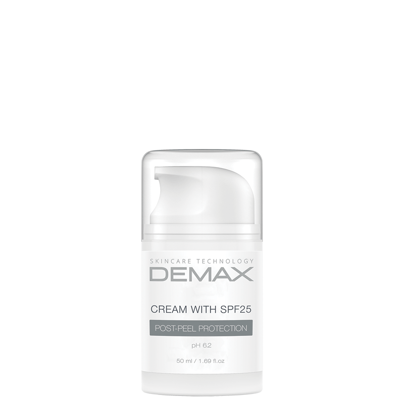 Demax POST-PEEL PROTECTION CREAM WITH SPF25 Пупилінговий захисний крем з SPF25