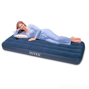 Матрац надувний Intex Classic Downy Airbed Fiber-Tech, 64756, 191*76*25см, фото 2