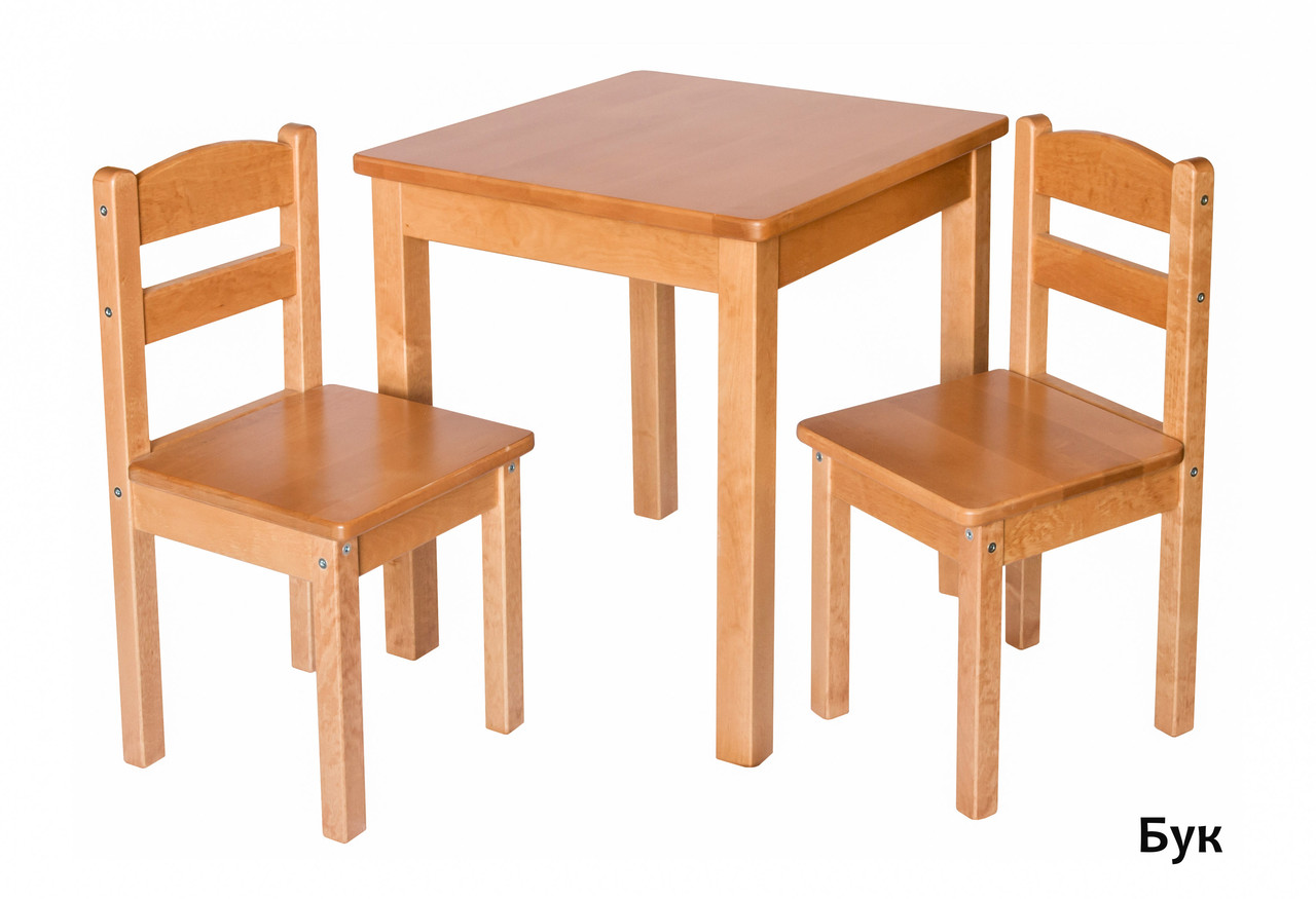 Комплект детской мебели "Юниор". Столик + 2 стульчика - фото 3 - id-p157812821