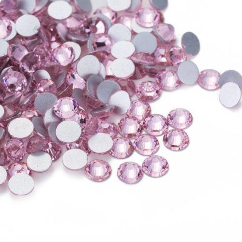 Стразы для ногтей Light Pink SS3 100шт