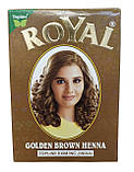Хна індійська для волосся Royal Henna Golden Brown світло-коричнева 10 грамів, фото 3