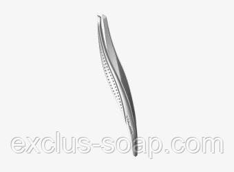 ПІНЦЕТ ДЛЯ БРІВ CLASSIC 12 TYPE 3(широкі скошені кромки), фото 1