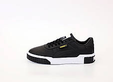 Жіночі кросівки Puma Cali. Mono Black. ТОП репліка ААА класу., фото 2