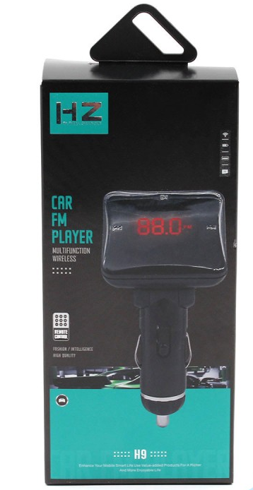 Автомобільний FM-трансмітер модулятор H9 з Bluetooth, MP3, фото 1