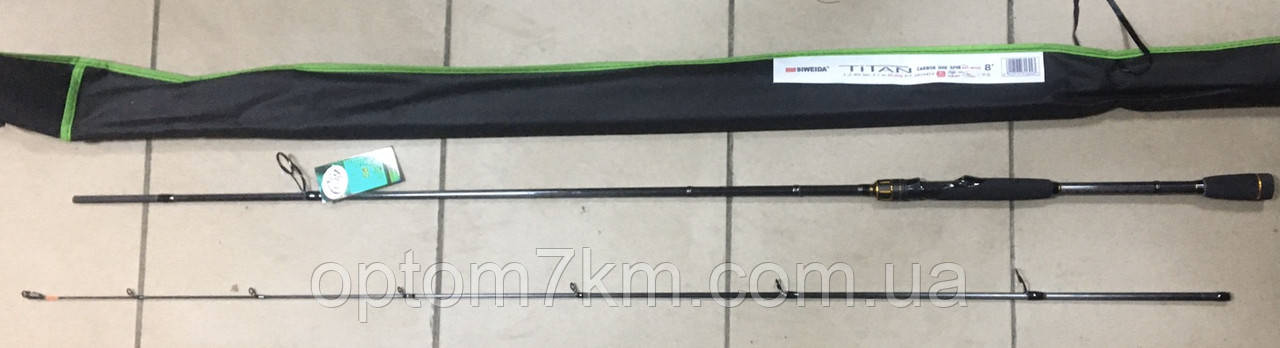 Спінінг Siweida Titan 2.4 м 30-60 g (титан кільця)