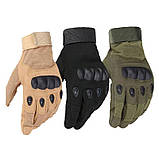 Полнопалые тактичні рукавички репліка Оклі олива, фото 7