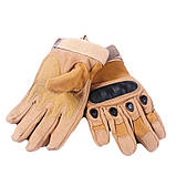 Полнопалые тактичні рукавички репліка Оклі койот, фото 4