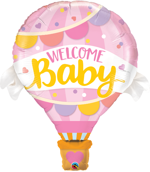 Q 42" Welcome Baby Pink ("Добро Пошкодувати Малюк" Рожевий) В УП