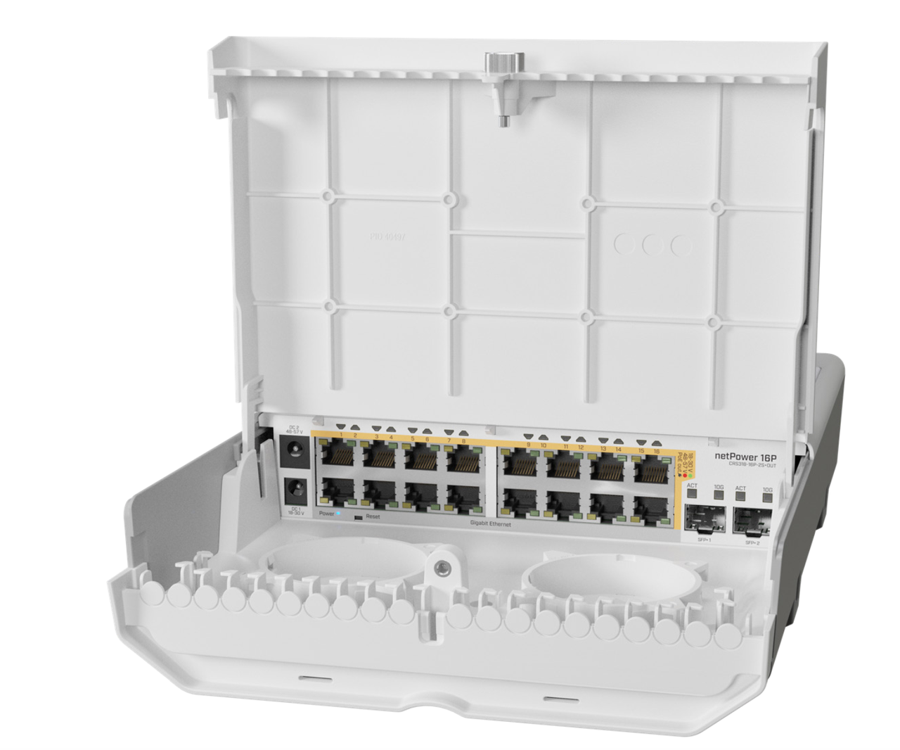 Комутатор Mikrotik netPower 16P (CRS318-16P-2S+OUT)