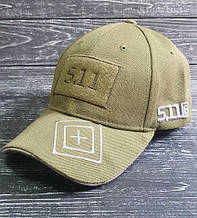 Бейсболка 5.11 Tactical олива "+"