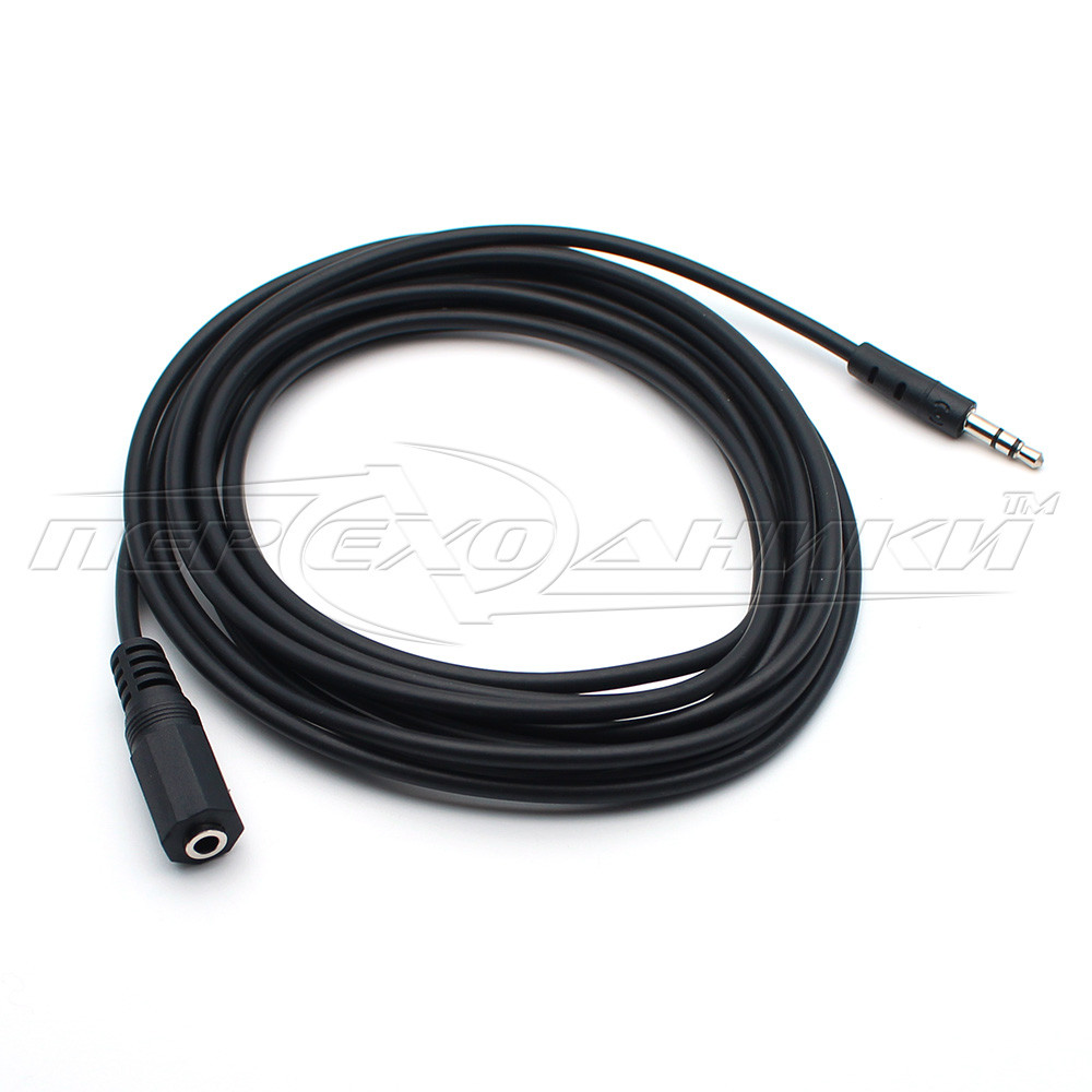 Аудио кабель удлинитель AUX 3.5 mm jack (эконом качество), 1.5 м - фото 4 - id-p498471555