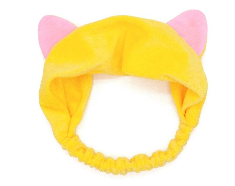 Пов'язка косметична Кішечка жовта, фото 1