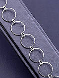 Сріблястий браслет "Кільця" від студії LadyStyle.Biz, фото 2