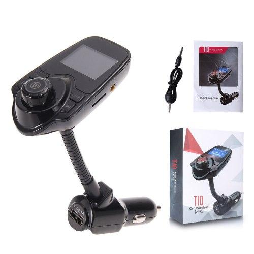 Автомобільний FM-трансмітер модулятор T10 +ВТ з Bluetooth, гучний зв'язок, mp3