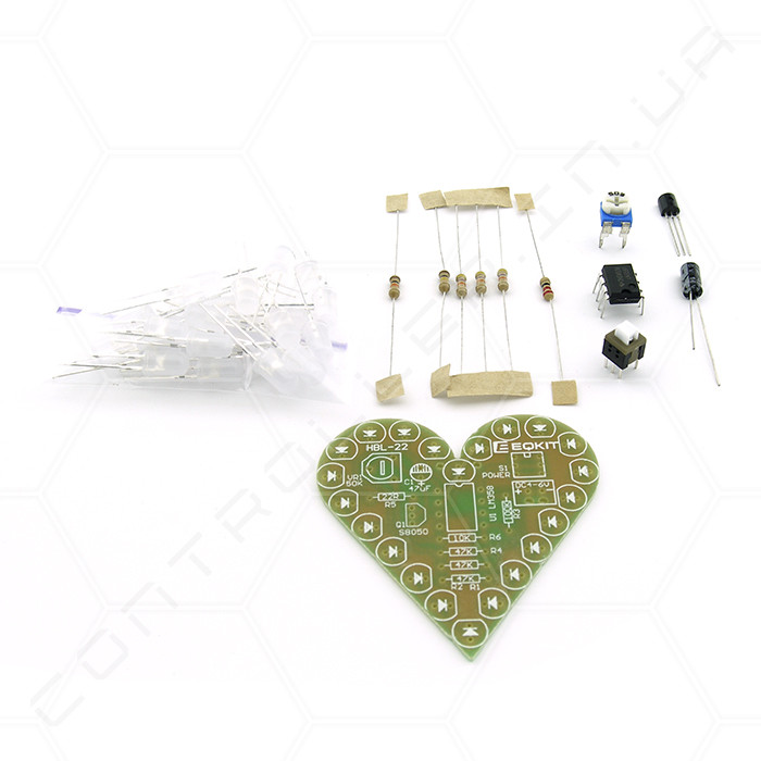 Конструктор серце червоне, фото 1