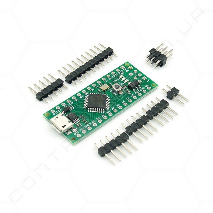 Мікроконтролер Arduino Nano 3.0 ATMega328 CH340 microUSB