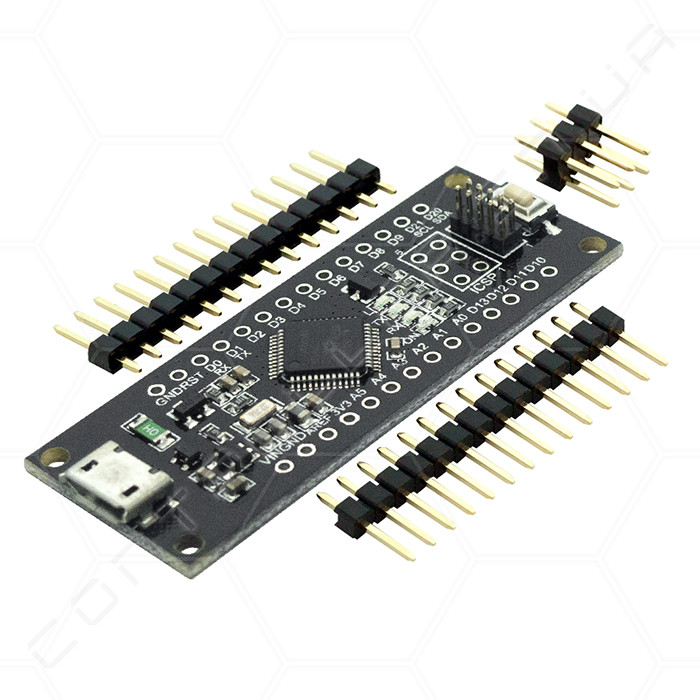 Мікроконтролер Arduino SAMD21 M0-Mini, чіп 32bit ARM Cortex-M0 core Ніжки не розпаяні RobotDyn
